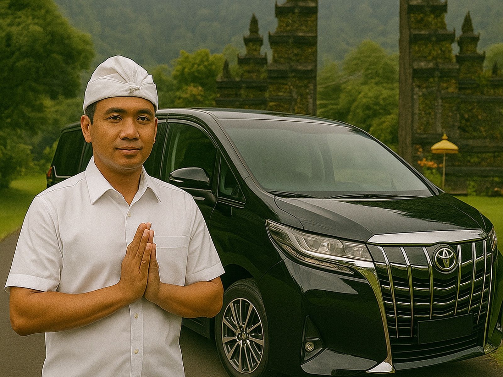 Sewa Alphard di Bali Overtourism: Driver profesional memandu di lokasi sensitif yang sepi