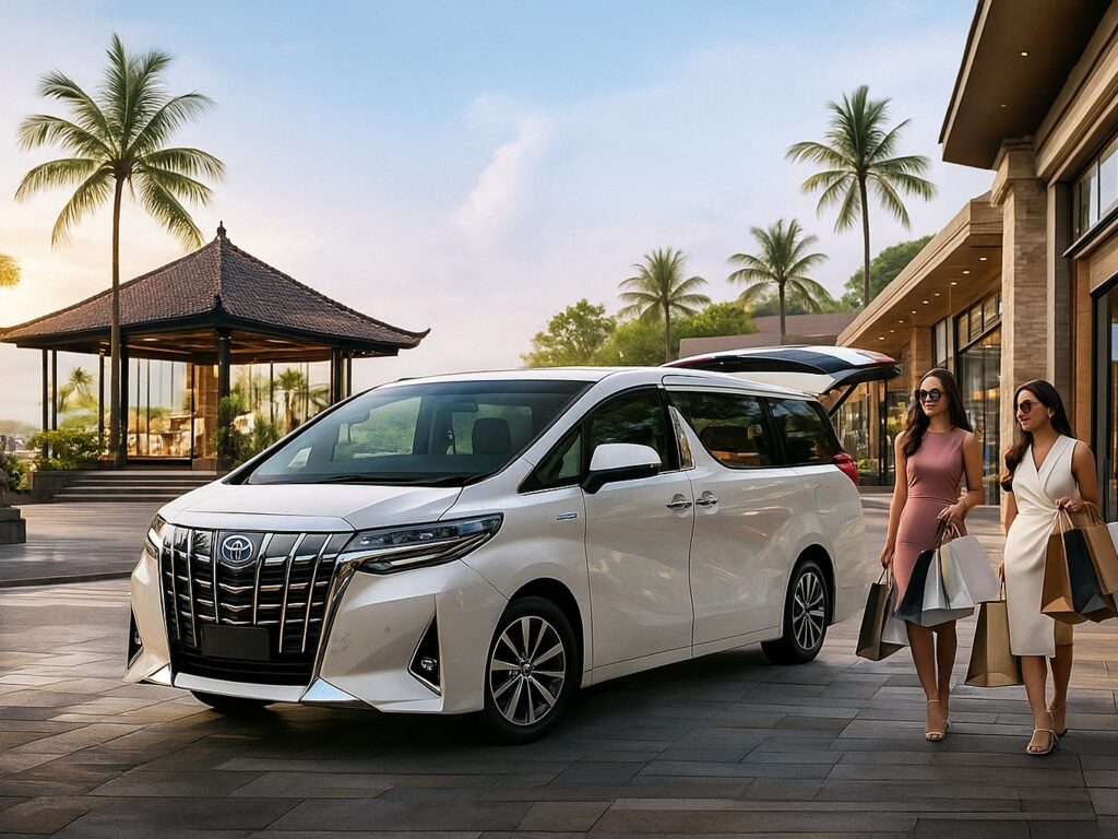 Mewah dan Luas: Sewa Mobil Alphard di Bali untuk shopping yang efisien dan nyaman.
