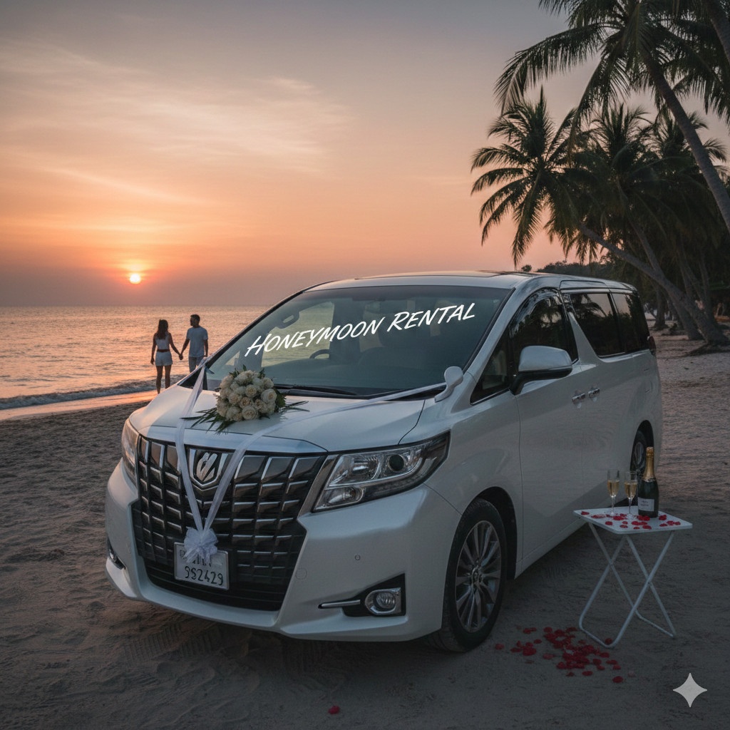 sewa alphard untuk honeymoon